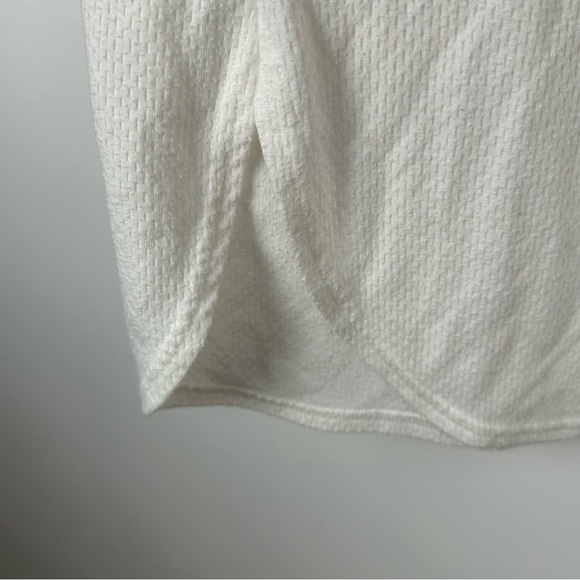 Miss Elaine Nightgown Size Medium White Embroidered Waffle Knit Peasant - Picture 7 of 7